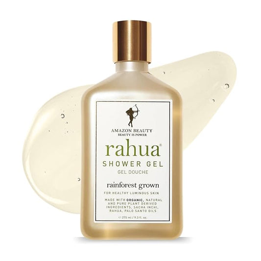 Rahua Shower Gel 9.3 Fl Oz, Botanical Body Wash Soap Made with Plant Powered Ingredients, Vanilla, Palo Santo, Lavender, Eucalyptus, Polyphenols, For Skin's Moisture Balance, All Skin Types, Vegan