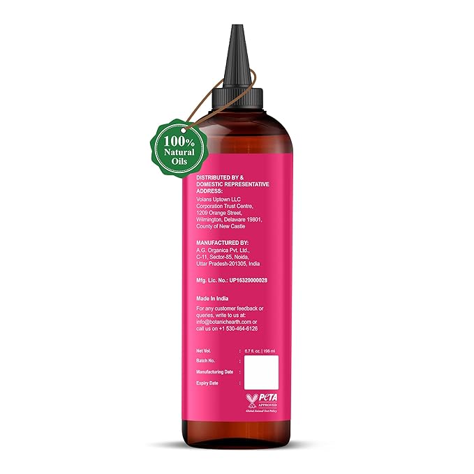 Botanic Hearth Hibiscus & Silk Protein Hair Oil (6.7 Fl Oz) | Hair Growth, Hydration & Repair | Tames Frizz, Adds Shine | After Wash Lightweight Hair Oil | For Dry, Damaged Hair | All Hair Types