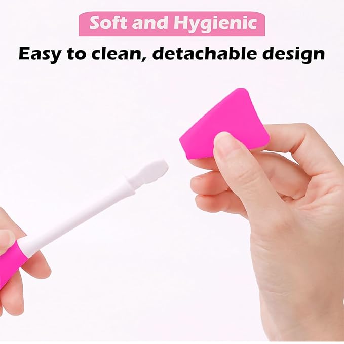 2pcs Facial Mask Applicator and 2pcs Silicone Body Scrubber