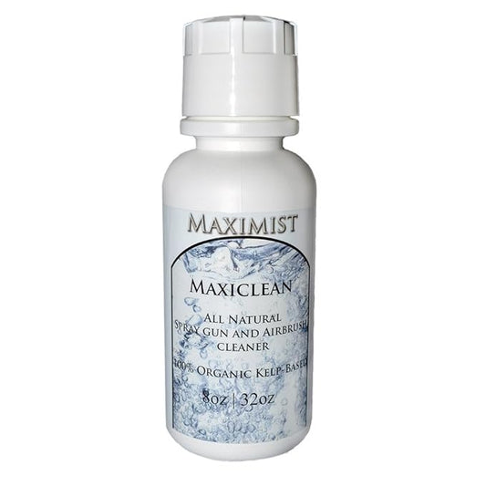 MaxiMist MaxiClean Organic, Natural Airbrush Spray Tanning Spray Gun Cleaner 8 oz - (use for spray tan equipment)
