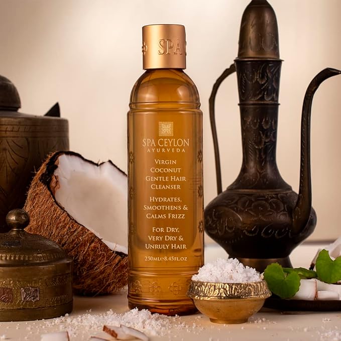 SPA CEYLON Virgin Coconut Gentle Hair Cleanser | Sulfate-Free | Gentle Shampoo | For All Hair Types | Daily Use