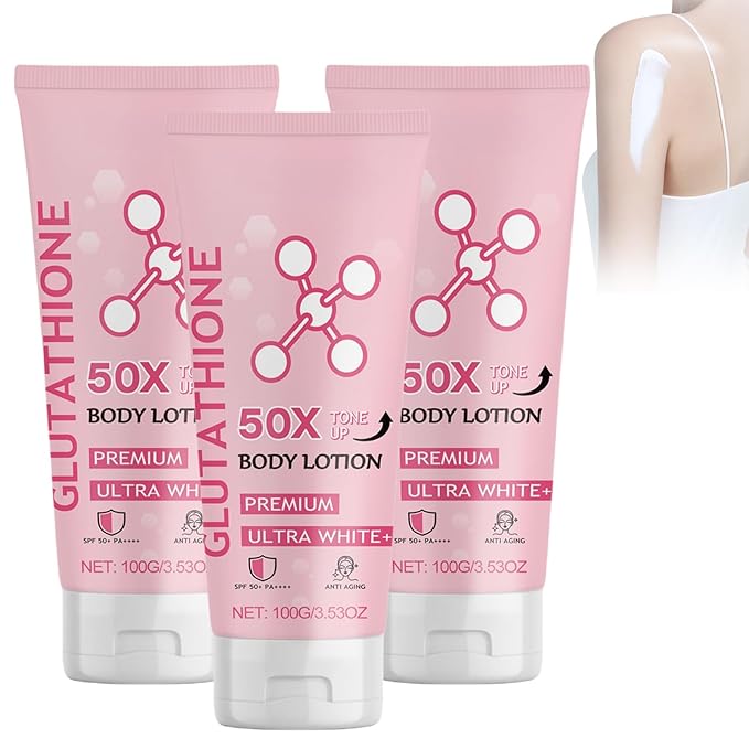 Glutathione 50x Tone Up Body Lotion, Glutathione Body Lotion, Glutathione Lotion, Glutathione cream (3PCS)
