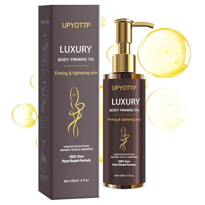 Body Firming Oil, Luxury Body Oil for Firm Tighten, Hydrating & Nourishing Dry Skin-With Jojoba Oil,Vitamin E and Cactus Extract Natural Ingredent, Suitable Full Body Care(4.06 FL OZ)