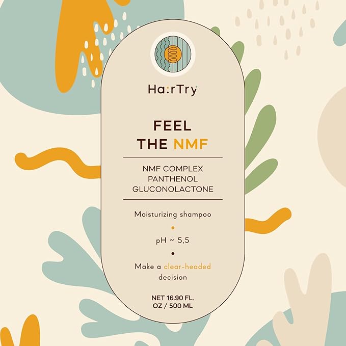 HairTry - Feel The NMF – Family Hydrating Shampoo for Scalp and Hair – With Polyplant Moisturizing Complex, Panthenol, and NMF – Net 17.59 Fl. Oz/ 500 ml