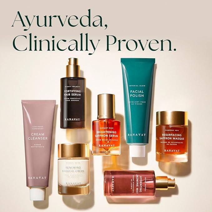 RANAVAT Mighty Majesty - Fortifying Hair Serum - Hair Oil Serum for Scalp Hydration, Frizz Control, & Hair Shine - With Jasmine and Amla Extract (1.7 oz)