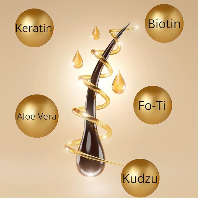 Ebony Medical Alopecia Areata Treatment Shampoo – Hair Loss & Thinning Hair Support – Stimulates Hair Growth & Scalp Health – Receding Hairline & Bald Spot Solution – 12 fl oz – Natural & Vegan