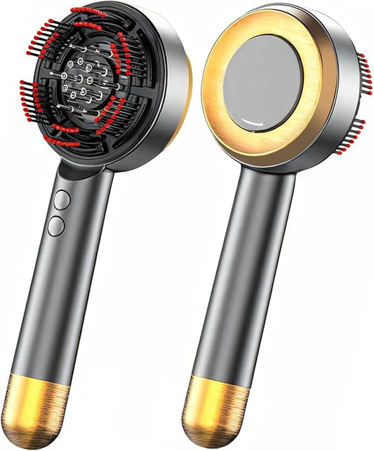 3 in 1 Electric Scalp Massager and Hair Oil Applicator, Hair Massager Scalp Applicator Brush for Hair Growth, Advanced Scalp Care Brush for Hair Oiling