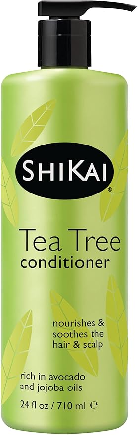ShiKai Tea Tree Conditioner (24 oz) | Repair Hair, Refresh & Stimulate Scalp | With Revitalizing Peppermint, Tea Tree & Hydrating Jojoba Oil