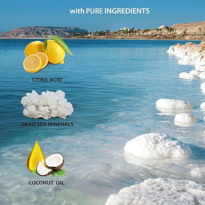 Dead Sea Collection Coconut Body Wash – Hydrating Shower Gel with Dead Sea Minerals & Coconut Oil – Scented Body Wash for Dry & Sensitive Skin – For Women & Men – 33.8 fl oz