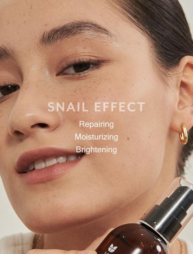 MIZON Snail Repair Intensive Essence Snail Mucin Adenosine Hyaluronic Acid Centella Asiatica Improves Skin Fine Line Treatment Smooth Skin Korean Skincare (3.38 fl oz)