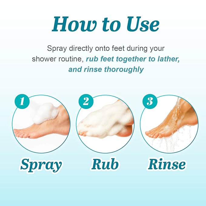 Cotton Foot - Foot Shampoo Soap (Grapefruit, 13fl oz) - Refreshing Cleanse Spray, Deodorizing Foot Care Wash. Foaming Wash, Easy to Use