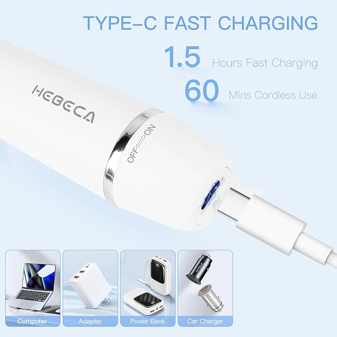 Nose Hair Trimmer for Women and Men, 3-in-1 Electric Facial Hair Removal Rechargeable Portble Waterproof Face Shaver Razor for Nose Ear Eyebrow Peach-Fuzz Lips Chin FT3001