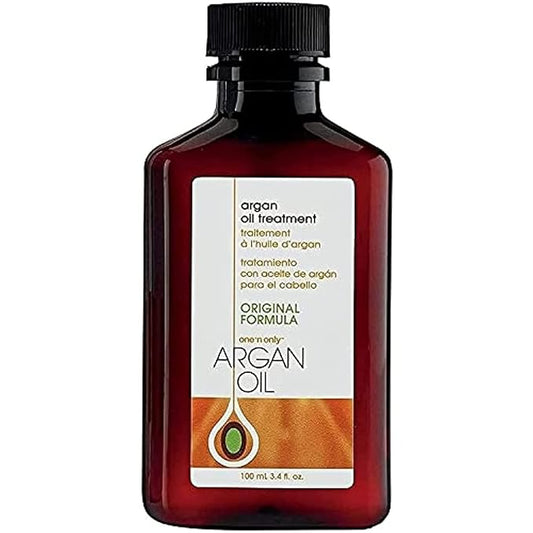 One n Only Argan Oil Hair Treatment - Lightweight & Hydrating Hair Oil for Natural, Wigs & Extensions - Shine Enhancing, Heat Protectant & Frizz Control (3.4 oz)