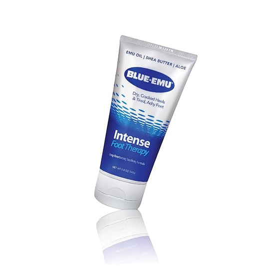 BLUE-EMU Intense Foot Therapy Cream for Dry Skin and Tired Feet - 5oz