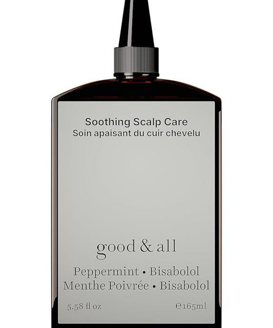 Good&All Dry Itchy Scalp Treatment - Leave-in Itch Relief with Peppermint & Bisabolol, Fragrance-Free, Paraben-Free, Vegan, Cruelty-Free - 5.58 fl oz