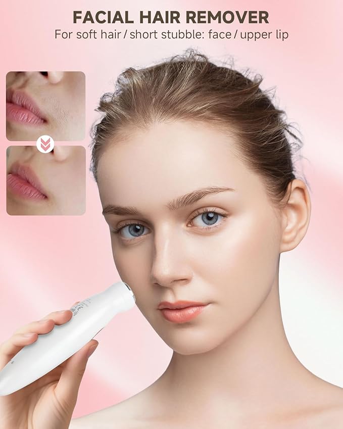 Bikini Trimmer for Women, Rechargeable 4H Use Electric Razors for Women with LED Display Painless 5 in 1 Facial Nose Pubic Hair Removal IPX7 Waterproof Body Shaver for Leg Armpit Eyebrows Femal Gift