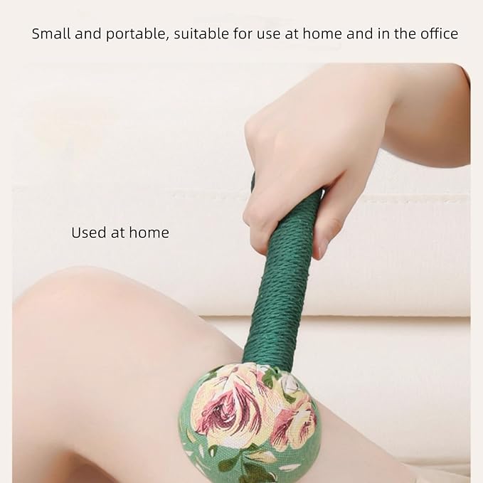 Whole Body Massage Hammer, Back Pain Massage Hammer, Muscle Relaxation Meridian Activation 2P (Orange/Green)