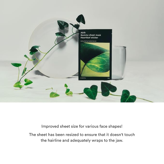 Abib Gummy Sheet Mask 10 Sheets Heartleaf (Soothing)