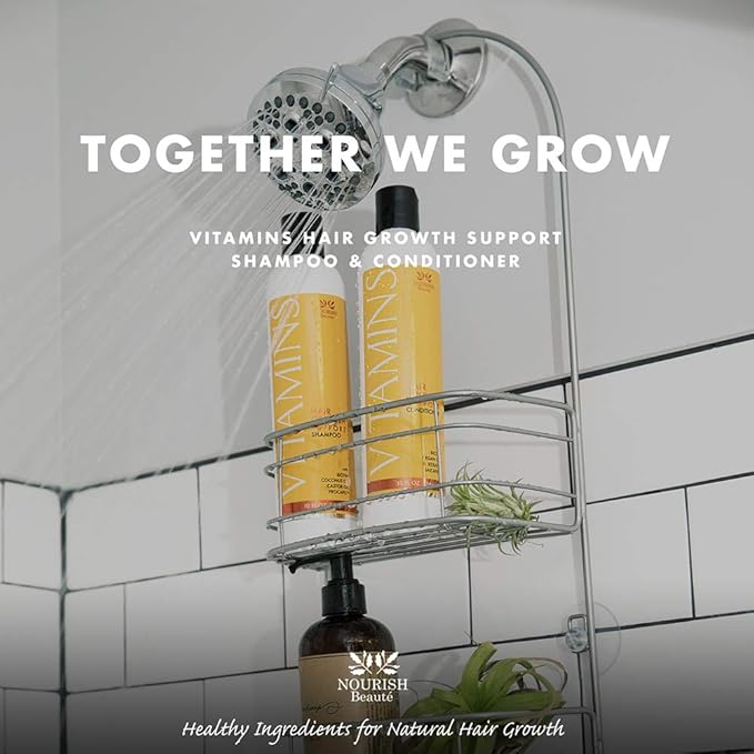 Nourish Beaute Vitamins Conditioner for Hair Loss that Promotes Hair Regrowth, Volume and Thickening with Biotin, DHT Blockers, Antioxidants, Oils and Extracts For Men and Women, Conditioner, 1 Pack