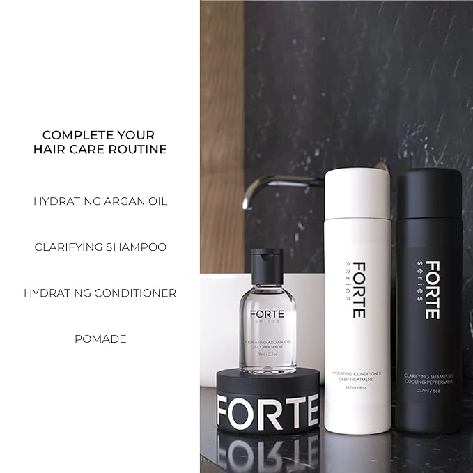 Alex Costa Clarifying Shampoo for Men by Forte Series Hydrating & Clarifying Shampoo for Build Up Removal Hair (8 Oz)