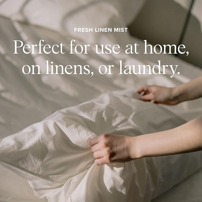 DRMTLGY Natural Fresh Linen Mist and Room Spray - Pure Essential Oils for a Pillow Spray, Linen Mist, and Fabric Spray - Aromatherapy Spray for Relaxation and Sleep, 8 oz