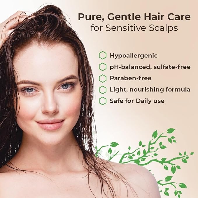 Wild Naturals Psoriasis Shampoo for Scalp Care & Relief – Hydrating Anti-Dandruff Shampoo for Itchy, Dry Scalp – Gentle Eczema Shampoo for Sensitive Skin