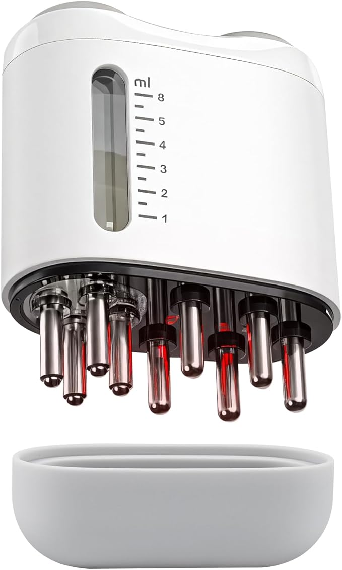 2 in 1 Electric Scalp Massager and Hair Oil Applicator, Hair Massager Scalp Applicator Brush for Hair Growth, Advanced Scalp Care Brush for Hair Oiling