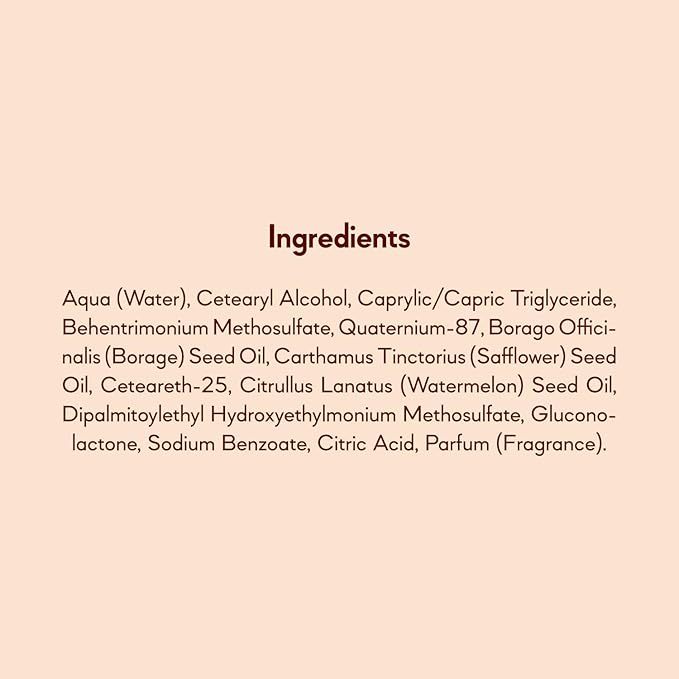 HairTry - Shine Brightly Emollient Conditioner for High-Porosity Hair – Nourishing Watermelon Seed Oil – Rejuvenating Borage Seed Oil – Net 5.88 Fl. Oz/ 250 ml