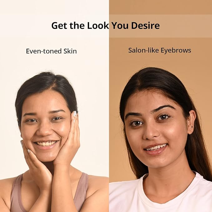 Facial Hair Removal Combo with Face Razor + Eyebrow Razor | Painless & Precision Face Hair Removal | for Eyebrows, Upper Lip, Peach Fuzz & Forehead