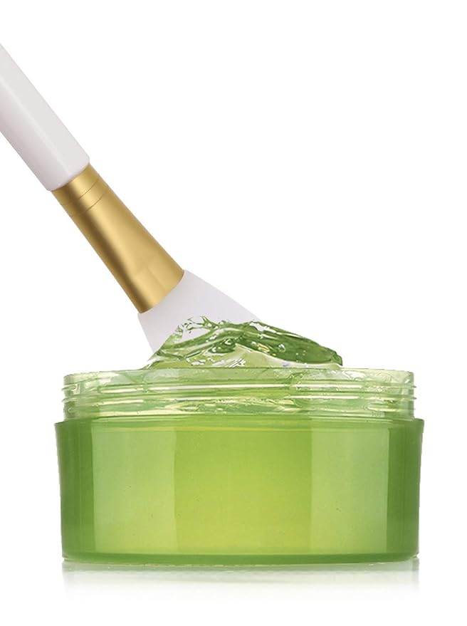 Mini Skater 24Pcs Soft Silicone Face Mask Brushes for Facial Mud Clay Charcoal Mixed Masks Hairless Moisturizers Body Lotion & Butter Applicator Skincare Beauty Tools (White)