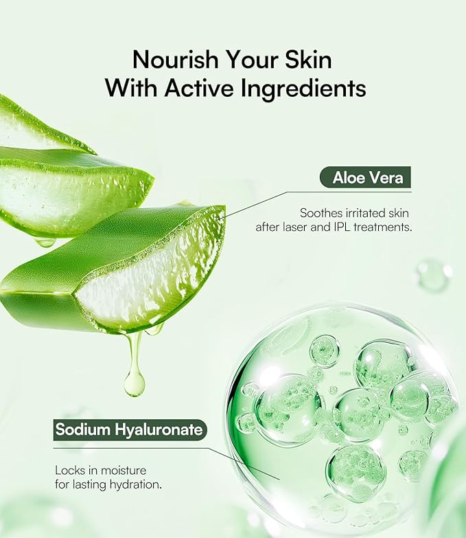 Micro-current Conductive Gel for Korean Skin Care Machines & Face Massagers – Hydrating Gel Primer with Hyaluronic Acid Facial and Body for Women and Men, 3.38 Fl Oz*2