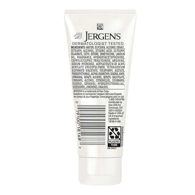 Jergens Original Scent Dry Skin Body Lotion, Hand and Body Moisturizer, Cherry Almond Essence, Dermatologist Tested, 2 Oz, Pack of 20
