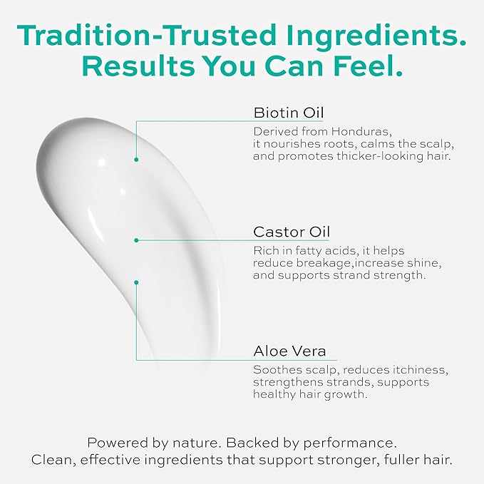 Castor Oil 2-in-1 Shampoo and Conditioner – Strengthen & Restore Hair | Clean, Sulfate-Free Formula for Thinning, Dry, or Color-Treated Hair | Volume, Softness & Scalp Health | 8oz