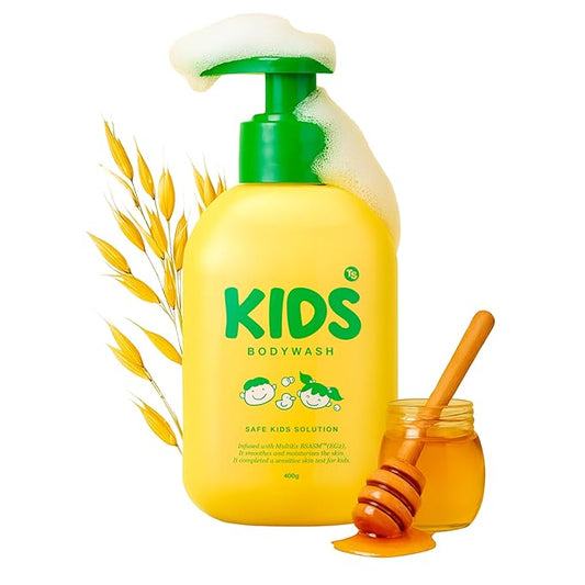 TS Kids Shampoo & Bodywash Free Sulfate, Parabens, Silicones, Allergen (14.1 fl oz, 400ml) (Kids Bodywash)