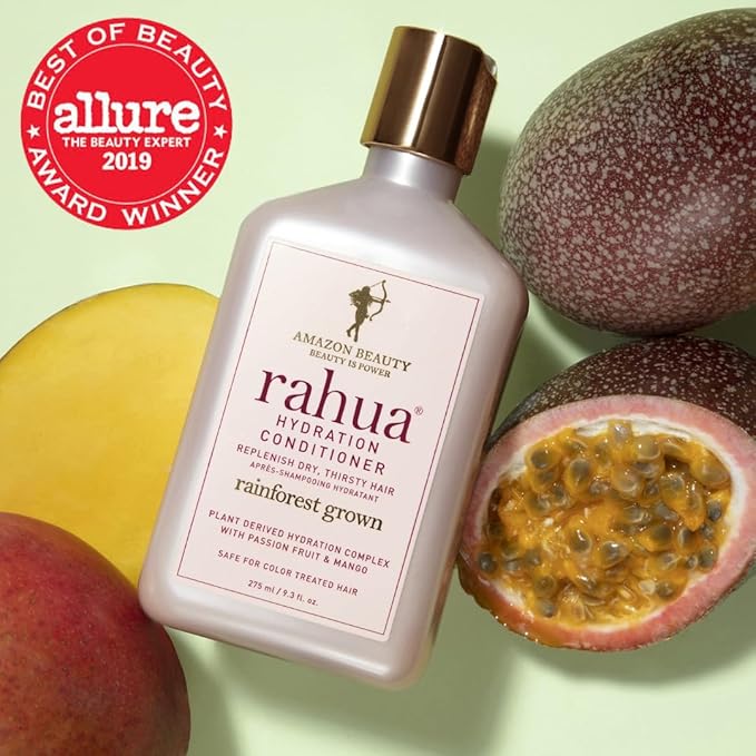 Rahua Hydration Hydrating Hair Conditioner, 9.3 Fl Oz, Moisturizing Conditioner with Naturally Infused, Plant Powered Ingredients, Mango & Passion Fruit, Hair Care for Dry Hair, Frizz & Scalp Care