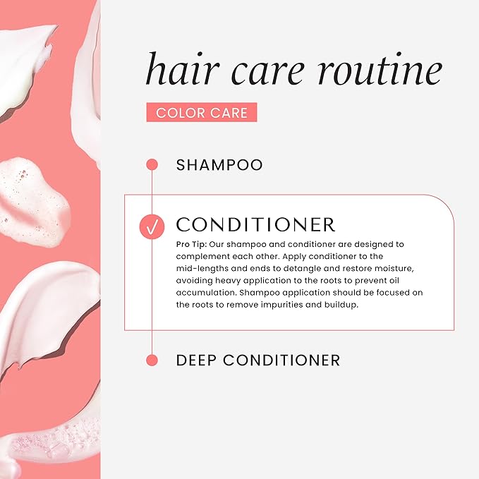 HASK Color Care Shampoo + Conditioner Set for Color-Treated Hair | Sulfate-Free, Paraben-Free, Gluten-Free, Vegan, Cruelty-Free, Color Safe