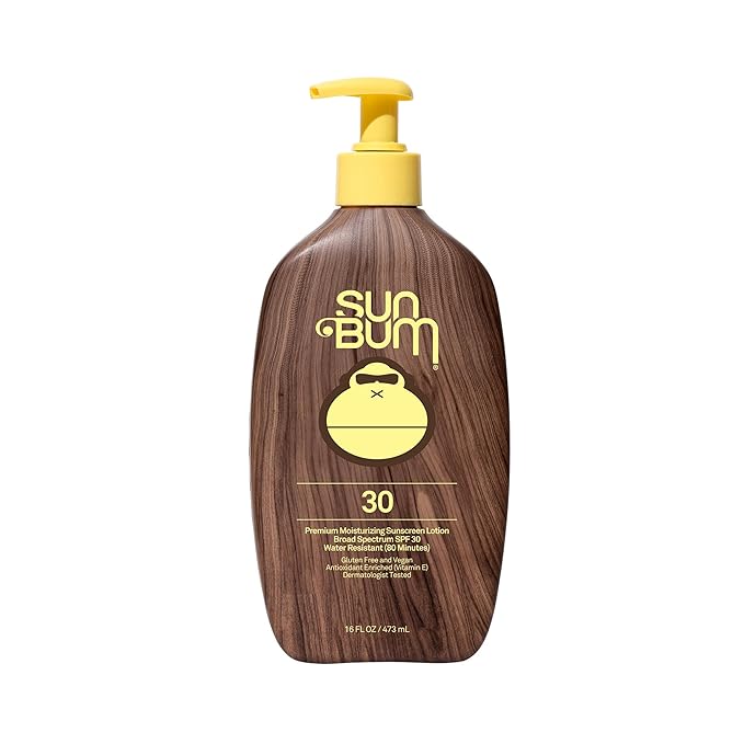 Sun Bum Original SPF 30 Sunscreen Body Lotion - Broad Spectrum Moisturizing Sunscreen with Vitamin E - Hawaii 104 Act Compliant (Made Without Octinoxate & Oxybenzone) - 16 oz