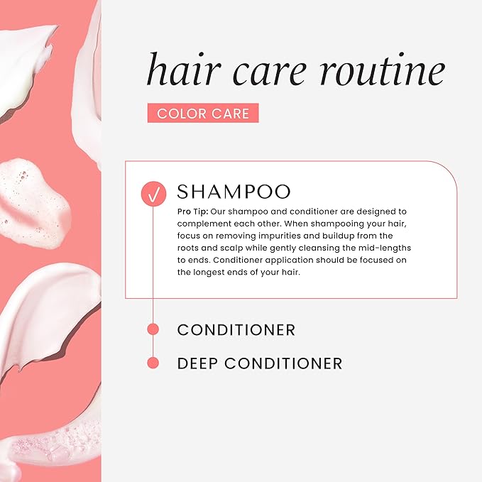 HASK Color Care Shampoo + Conditioner Set for Color-Treated Hair | Sulfate-Free, Paraben-Free, Gluten-Free, Vegan, Cruelty-Free, Color Safe