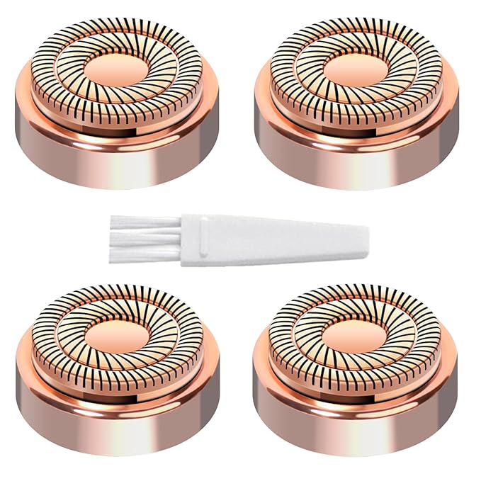 Facial Hair Remover Replacement Heads Generation 2 for Finishing Touch Flawless Facial Hair Removal Tool for women,Double Halo Painless and Smooth As Seen On TV.