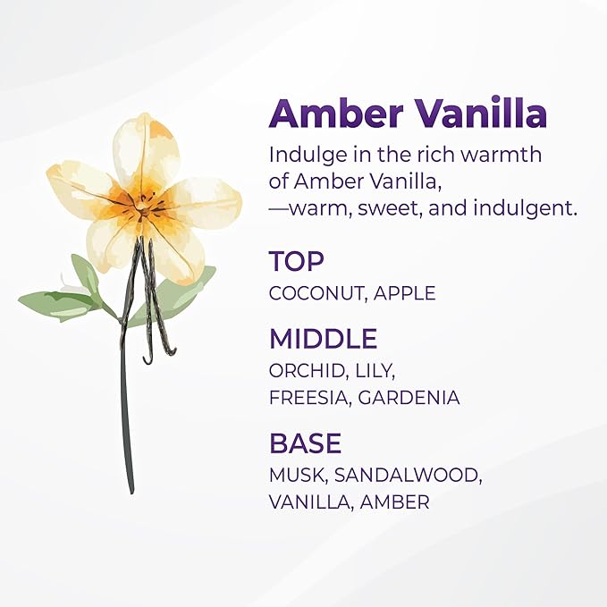 KUNDAL Korean Shampoo and Conditioner Set – [Amber Vanilla], Salon-quality, Long Lasting Scent, Moisturizing, Sulfate-Free Formula with Argan & Macadamia Oil, 16.9 fl oz (2 Pack)