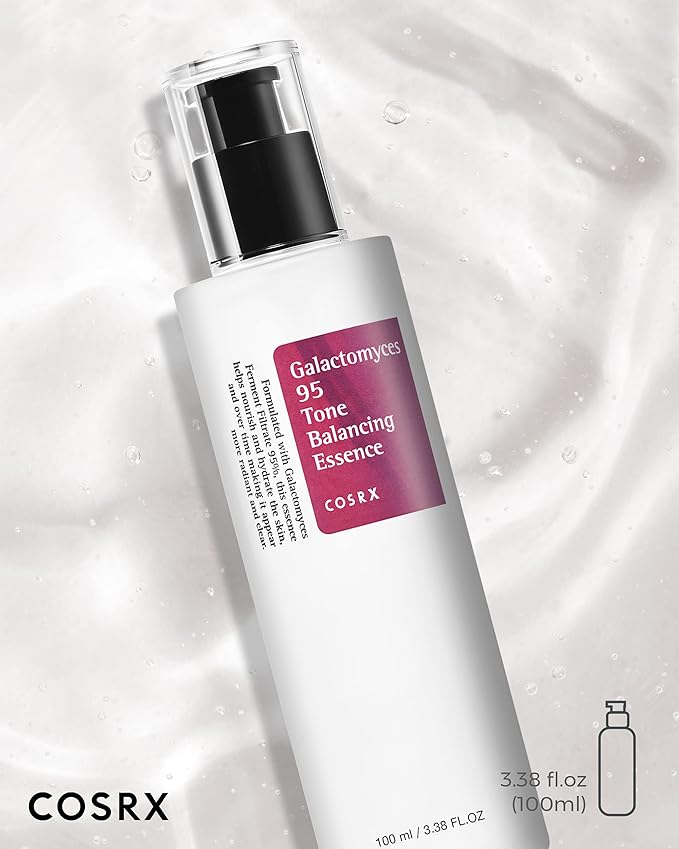 COSRX Galactomyces 95 Tone Balancing Toner, 100ml / 3.38 fl.oz, Moisturizing, Skin Soothing, Contains 95% Galactomyces Ferment Filtrate, For All Skin Types, Korean Skin Care