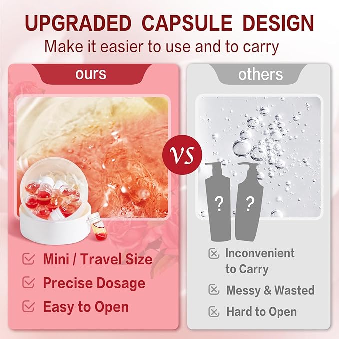 Hair Oil For Frizzy Hair With Coconut Oil - Hair Treatment For Dry Damaged Hair, Hair Perfume Oil For Curly Hair, Frizz Control Hair Care Products, Mini Bottles Hair Oil For Damaged Hair, 12pcs