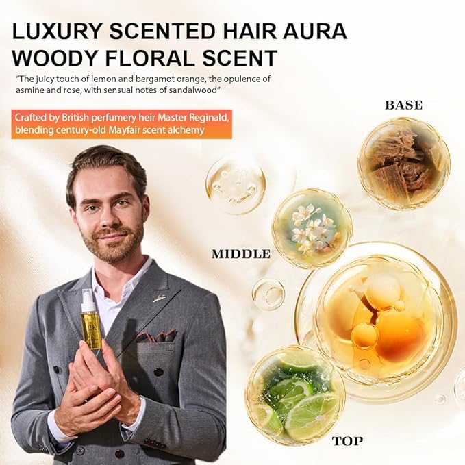 24K Gold Hair Oil, Repair Shine Serum with Coconut, Argan & Olive Oils - Heat Protectant and Frizz Control - Vegan, Lightweight Leave-In Treatment for Dry Damaged Hair (2.02 Fl Oz (Pack of 1))