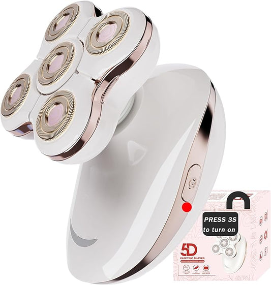 Electric Razors, Best Shaver, Rechargeable Trimmer with Detachable Head for Women's Legs, Bikini, Face, Lips Hairs, Cordless Wet Dry Facial Hair Removal for Women