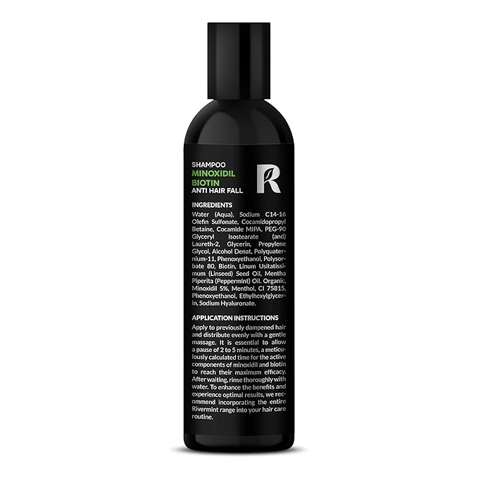 Generic Rivermint Shampoo with Hyaluric Acid and Biotin: Hair Growth Stimulant for Men and Women, anti hair loss - Made in the USA