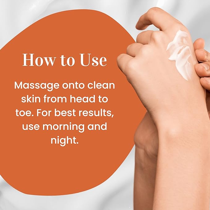 Saavy Naturals Sweet Orange Body Cream for Men & Women, Absorbent Shea Butter Vegan Formula, Thick and Creamy, Naturally Scented Body Lotion for Dry Skin, 8.5 Oz, 2 Pack. Made in the USA