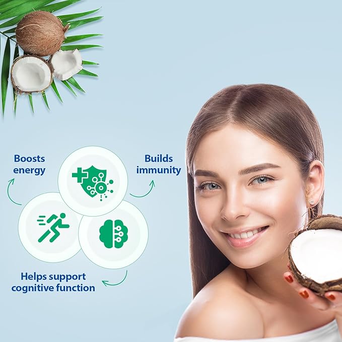 Parachute Naturalz Organic Virgin Coconut Oil | Cooking, Hair, Body Oil & Pulling | Cold Pressed | Unrefined | Unbleached | MCT Oil | USDA Certified | 6.7 fl.oz | Pack of 2 | Glass Jar