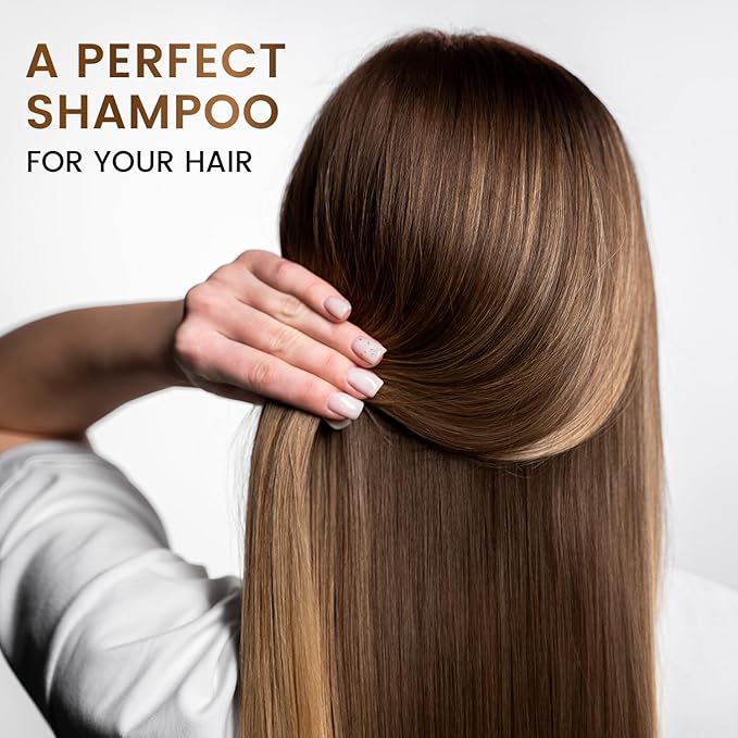 MGA Vegan Hair Shampoo - Organic Formula With Lemon Tea Tree for All Hair Types | Hair Care Product with Natural Herbal Scent | Parabens Silicone & Sulfate Free Dandruff Shampoo | Unisex | 32 Fl Oz