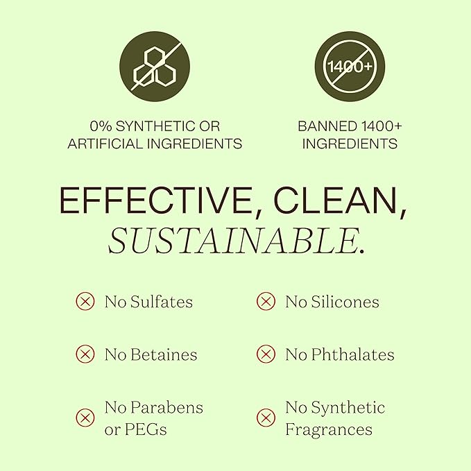 Non Toxic Vegan Volumizing Shampoo with Organic Ingredients For Fine Hair - Strengthening Barley Protein and Chia Seeds, Color Safe, Paraben & Gluten Free, Silicone & Sulfate Free