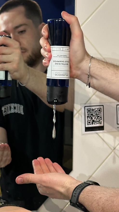 Murdock London Revitalising Scalp Shampoo | Flake Control, Anti-dandruff, promote a healthy scalp | Made in England | 250ml